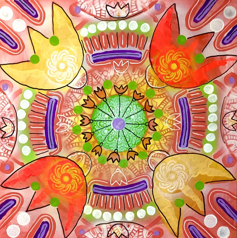Tulip mandala