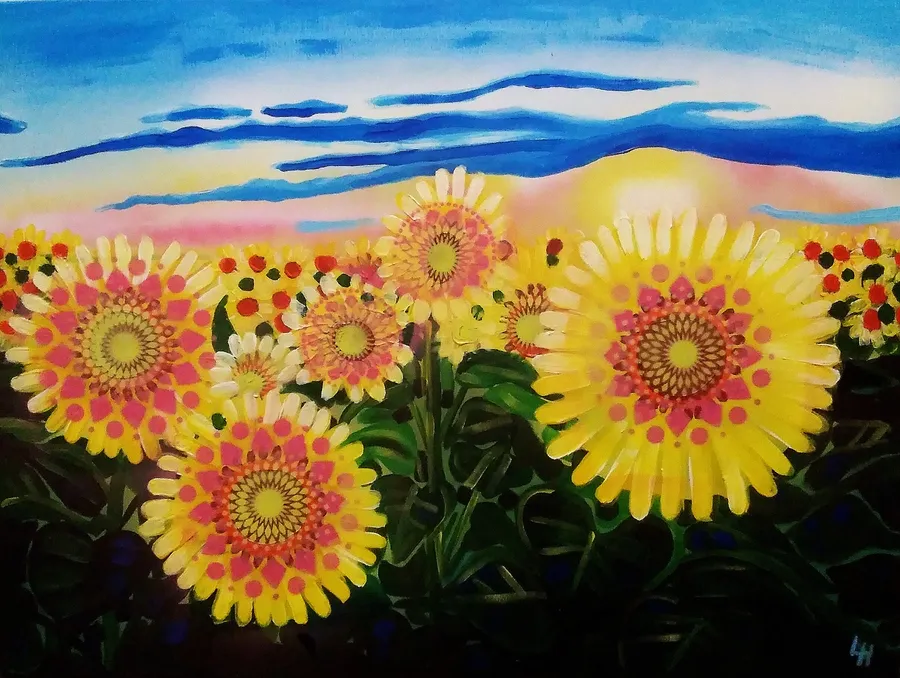 Sunflowers.